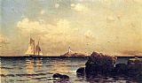 Alfred Thompson Bricher Mule Island Isle of Shoals painting